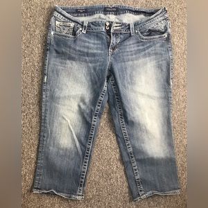 Vigoss “The New York” Denim Capri sz 16 Length 21